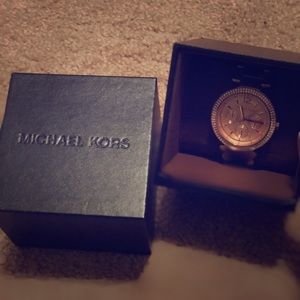 Michael Kors tortoise watch